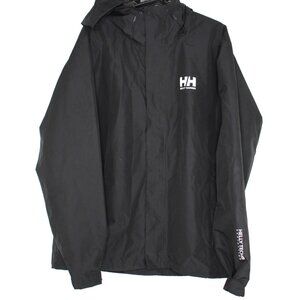 Helly Hansen Mens Large Helly Tech Outdoor Rain Jacket Q1056